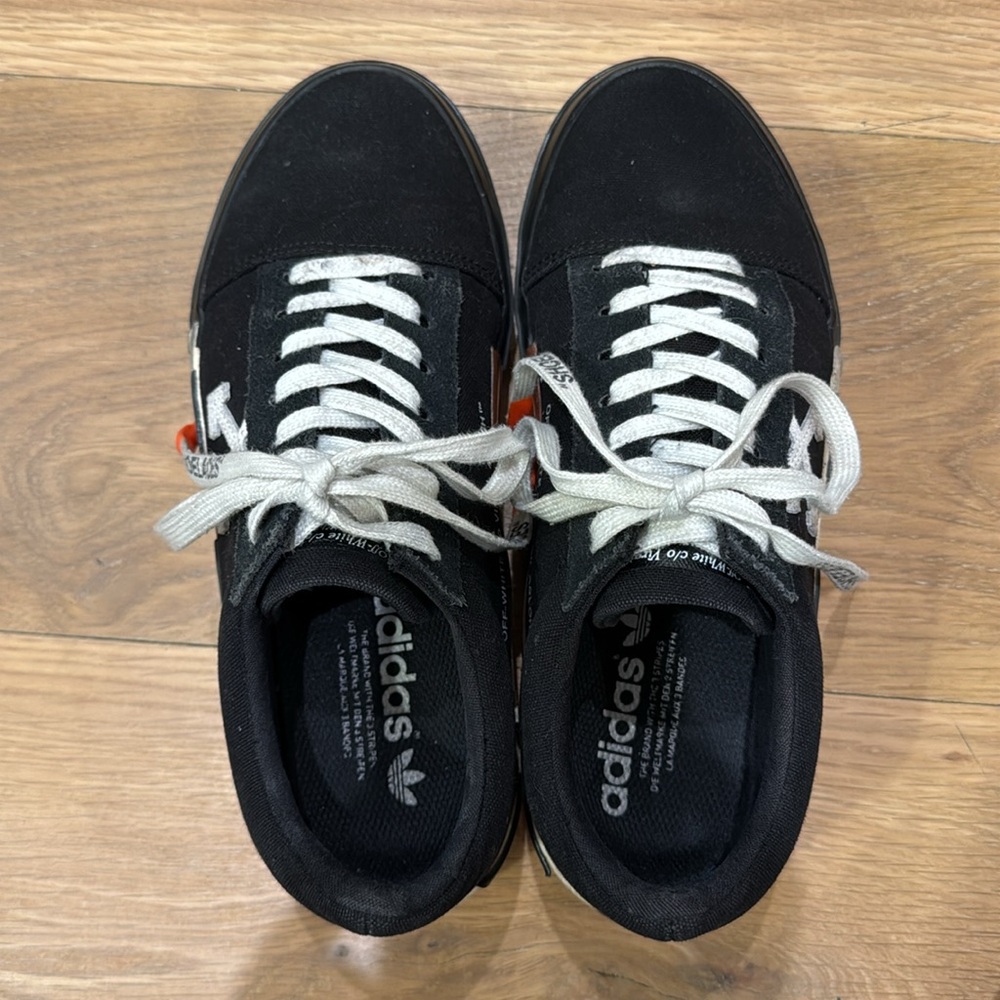 2019 Off-White Vulc Low Top 'Black' Sneakers Virgil Abloh 39 - Picture 8 of 10